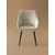 HANAH HOME Stolica Nova Cream Black