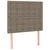 Vidaxl Box spring postelja z vzmetnico taupe 80x200 cm blago