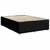 Vidaxl Box spring posteljni z vzmetnico črn 140x190 cm blago