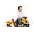 Alltoys Otroški poganjalec JCB traktor s prikolico in dodatki