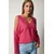 Happiness Istanbul ženska bluza to00080, Roze-Roze