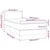 Krevet box spring s madracem LED bijeli 100x200 cm umjetna koža