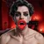 Master Series Vampire Vibrating Mouth Gag Red