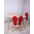 HANAH HOME Dečiji sto i stolice Bunny Two Chair Set Red Brown
