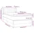 VIDAXL Box spring postelja z vzmetnico temno moder 90x190 cm