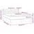 Greatstore Box spring postelja z vzmetnico roza 140x200 cm žamet