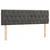 Vidaxl Box spring postelja z vzmetnico temno siva 140x200 cm žamet