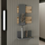 HANAH HOME Polica Belita Oak Anthracite
