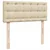 vidaXL vidaXL Box spring postelja z vzmetnico krem 120x190 cm blago, (21321084)