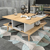 HANAH HOME Sto za dnevnu sobu Akya Oak White