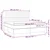 vidaXL Box spring postelja z vzmetnico LED sv. siva 200x200 cm blago