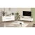 Hanah Home Set nameštaja za dnevnu sobu ON20-W, Beli