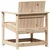 Vidaxl Vrtni stol 62x56x77 cm trdna borovina