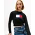 Tommy Jeans Pulover mornarska/rdeča/črna/bela