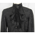 Moška srajca DEVIL FASHION - Dracula Gothic Lace Top With Bow Tie - Črna - SHT01001