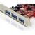 CONCEPTRONIC razširitvena PCIe kartica 4-port USB 3.0