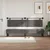 vidaXL Visoki naslon za glavo Temno siva 210 x 55 x 5 cm Žamet