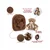 RUKSAK MINI S ODVOJIVIM PLIŠANCEM MILLY BEAR PERLETTI 13038