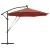 Suncobran Terakota 294 x 294 x 248 cm Poliester i aluminij