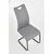 Halmar Jedilni stol K371 - siv/krom