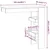 Vidaxl Stenska barska miza 102x45x103,5 cm konstruiran les
