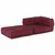 Modularna sofa kestenjasta 70x70x54 Tkanina