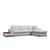 Atelier del Sofa Ugaona garnitura Loop 19 95x85x312cm Bela