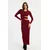 Cool & Sexy Ženska haljina LIK9, Bordo