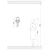 Opviq Zidna lampa E27 Socket, Crna