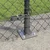 Ograde od lanca s betonskom podlogom 10 x 1,4 m Siva Mreža