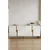 Hanah Home komoda Evva 150, 125 cm, hrast Sapphire / bela / zlatna