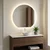 Stensko ogledalo LED 80cm Fabio