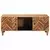 vidaXL Klubska miza Rjava 100 x 54 x 40 cm Masiven les manga