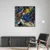 Canvas Slika na platnu Saint George I, Wassily Kandinsky, Sa ramom, 120 x 120 cm, Crni