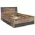 Krevet S Prost. Za Odlaganje Saturn 140/200 cm , grafitno siva, tamni hrast