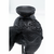 Meblo Trade Svijećnjak Elephant head Black 49cm 26x17,5x48,5h cm