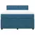 vidaXL vidaXL Box spring postelja z vzmetnico modra 140x190 cm žamet, (21321065)