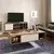 Hanah Home Mistico Sto za dnevnu sobu, Braon-Bela