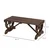 SONNENH Vrtni stol, 98 x 50 x 39.5 cm, les, rjava, za vrt ali teraso