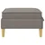 Vidaxl Pouf s shrambnim prostorom Taupe Blago
