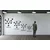 WallXpert metalni zidni ukras 5027, strukturna formula molekula kofeina, 45 x 43 cm, crni
