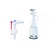 Set STYRON za vodokotlić monobloka horizontalni plovak 3/8-1/2 sa duplim tasterom 3/6l