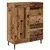Highboard s ladicama Staro drvo 69,5 x 34 x 180 cm