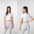 RING Active Crop Top White