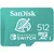 SanDisk SDXC 512GB micro 100MB/s R, 90MB/s W for Ninetendo Switch