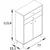 Stylife SREDNJE VISOKA omara 77/113,4/33,1 cm