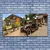 tulup.si Slika na platnu Old car architecture 125x50 cm