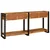 Konzolni stolovi 2 pcs Smeđa 161 x 33 x 75 cm Čvrsto drvo manga