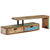 TV stalak (118-200) x 30 x 40 cm Masivno reciklirano drvo