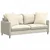 Jastučići za sofu 2 pcs Krema 60 x 60 cm Kordura tekstil